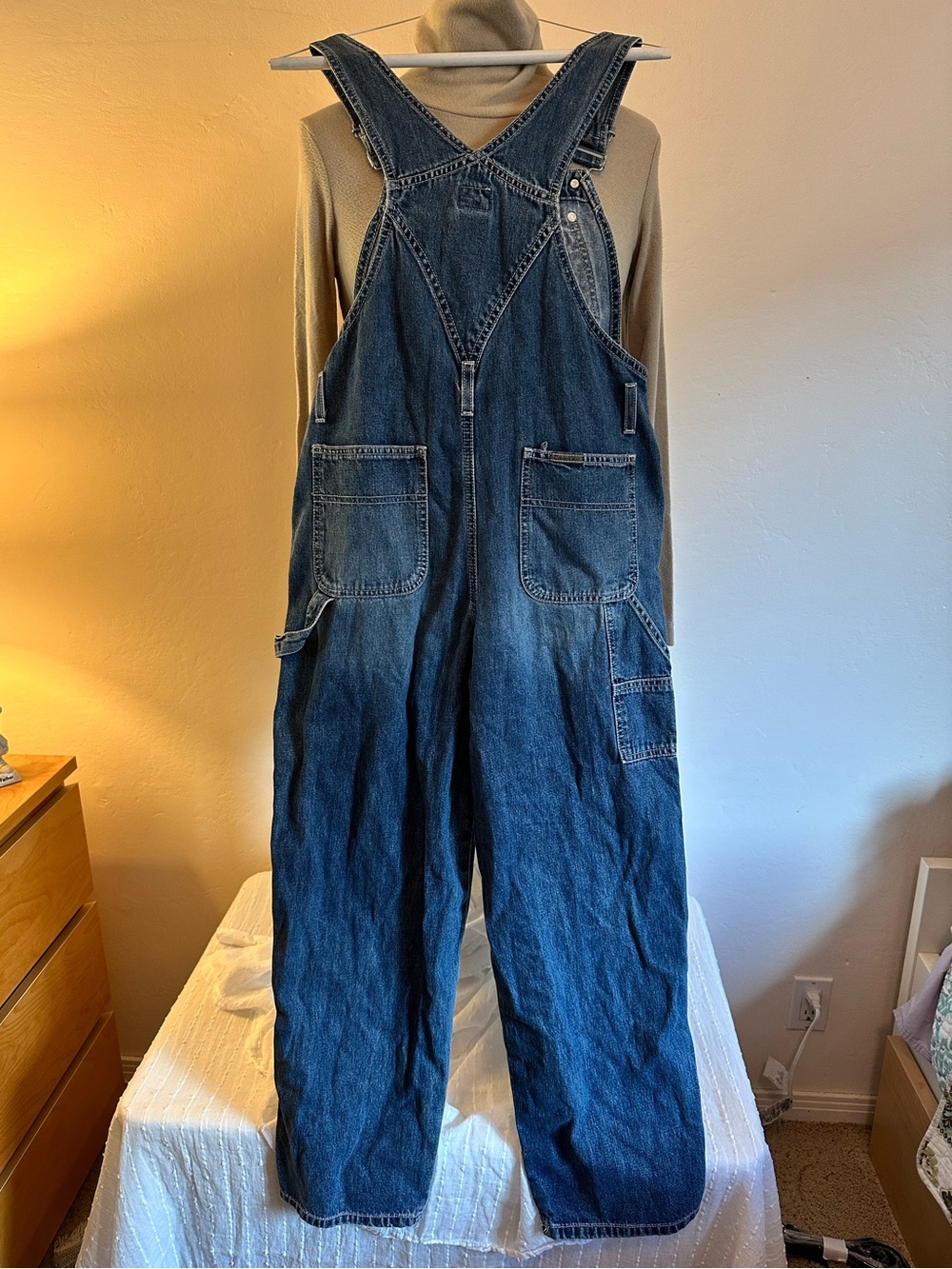 Calvin Klein Bib Overalls Bibs Size M - Picture 2 of 8
